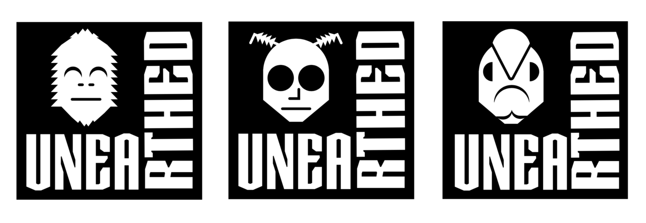 Unearthed logo and branding design by Payton Felper