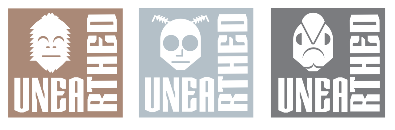 Unearthed logo and branding design by Payton Felper