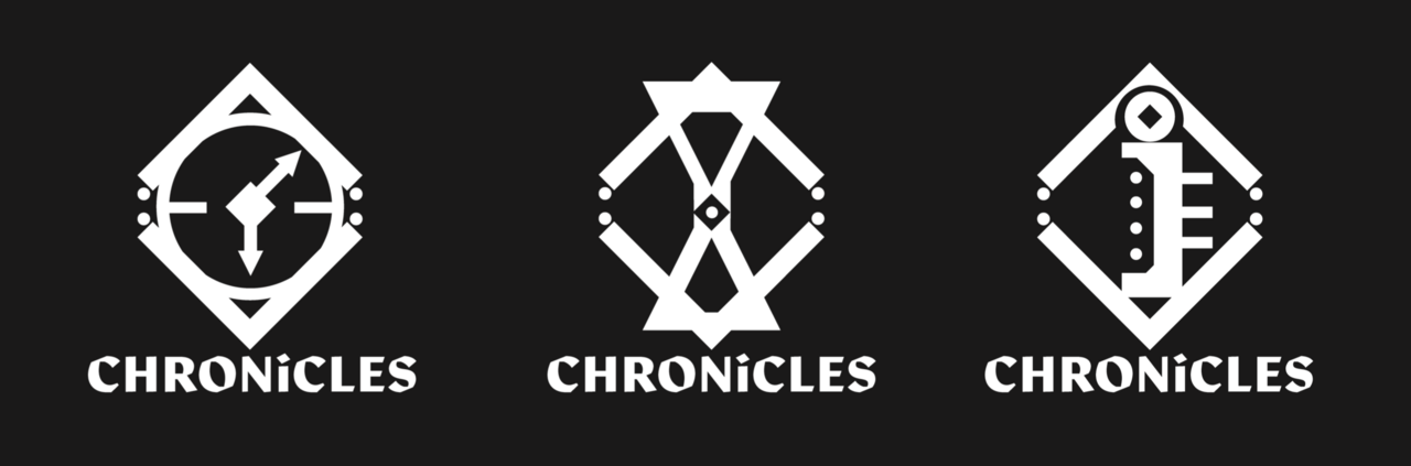 Chronicles logo and branding design by Ngan Huynh