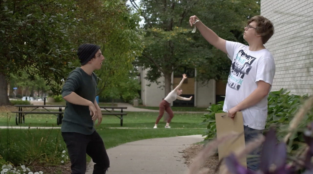 The Artist short film still by Jackson Parrish, Hana Hartmann, Richard Flores, Baylee Larson, and Ashlynn Micoliczyk