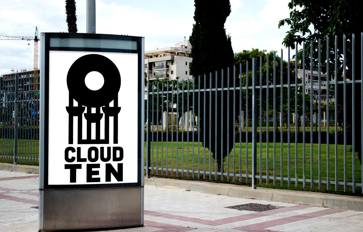 Cloud Ten logo and branding design by Erica Williams