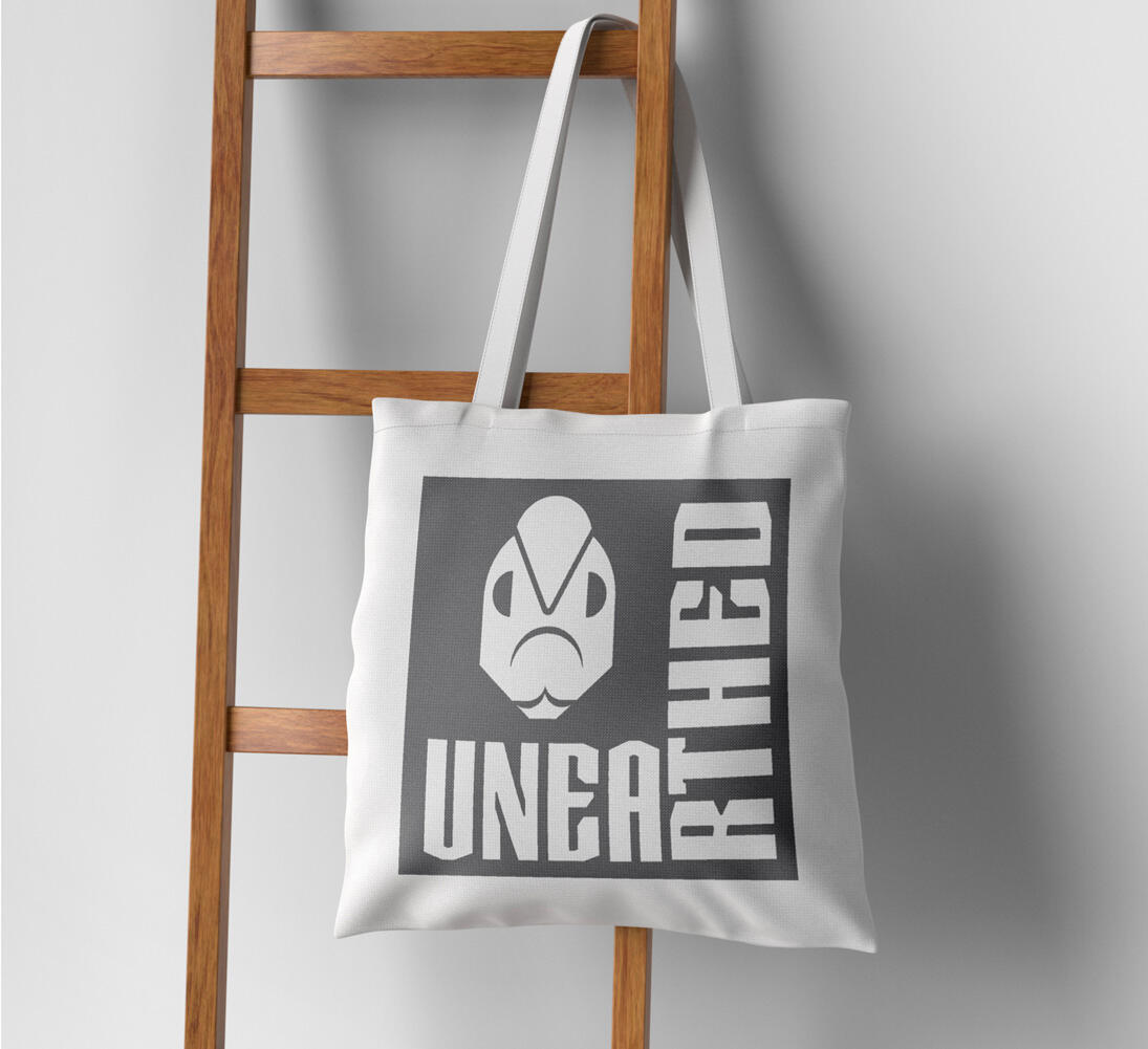 Unearthed logo and branding design by Payton Felper