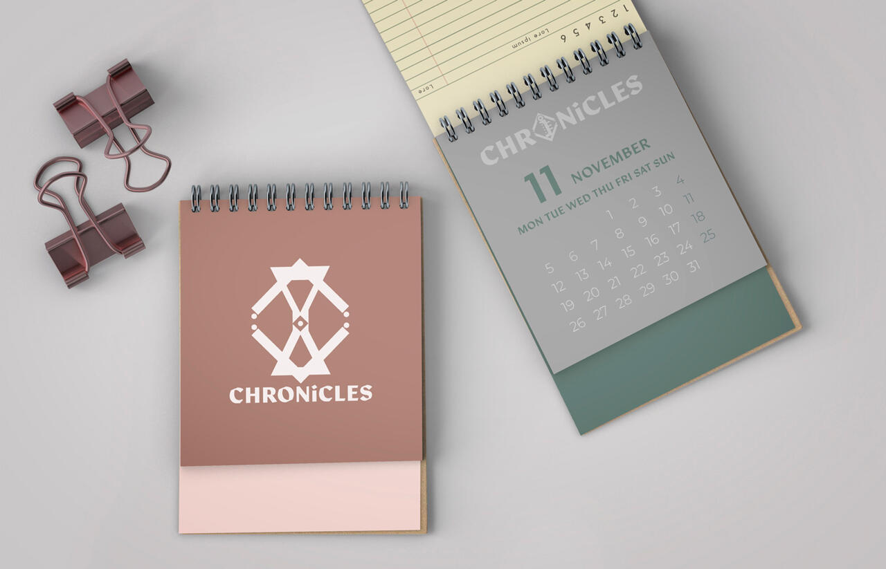 Chronicles logo and branding design by Ngan Huynh
