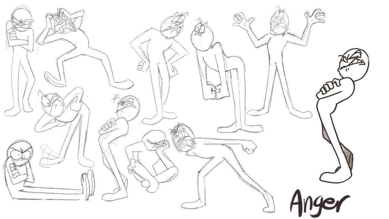 Six Emotion Pose