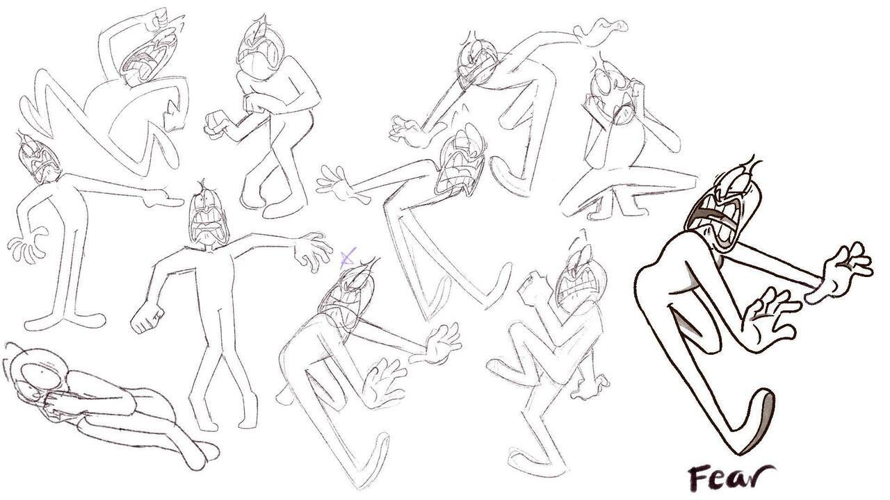Six Emotion Pose