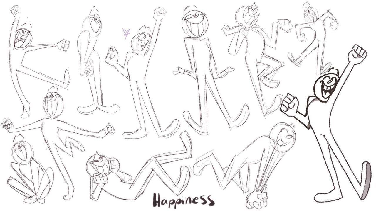 Six Emotion Pose