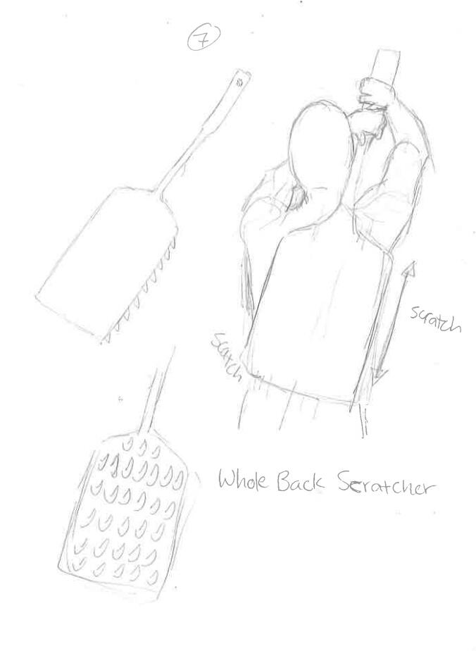 Whole back scratcher product design by Cheng Xiong