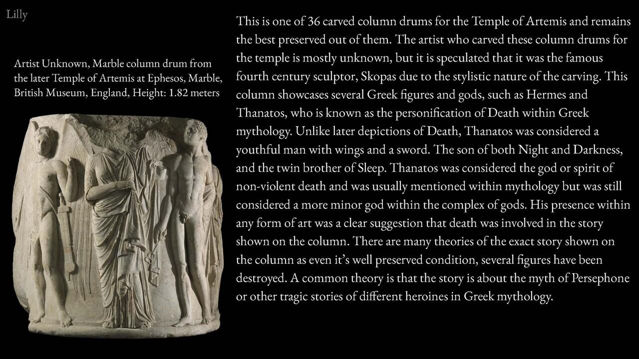 The Depictions of Death, the Dead and the Deceased Body