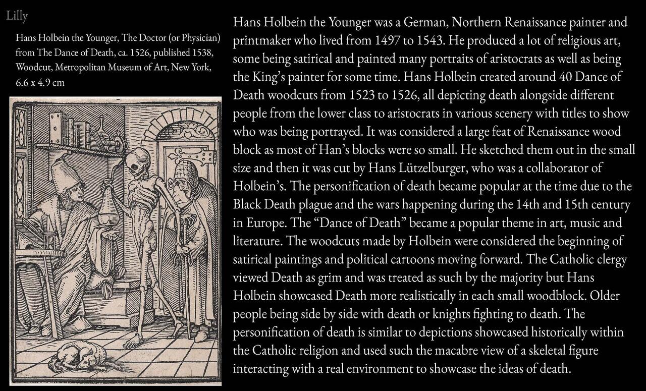 The Depictions of Death, the Dead, and the Deceased Body