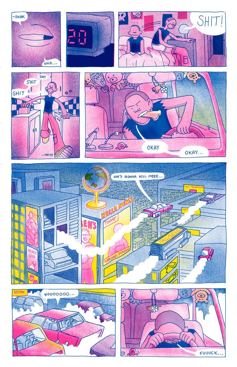 Riso Print - Comic Media and Concepts Project