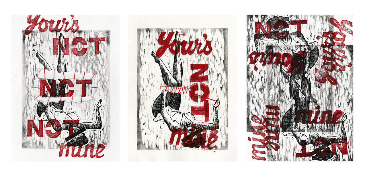 Yours Not Mine prints by Alexis Richards