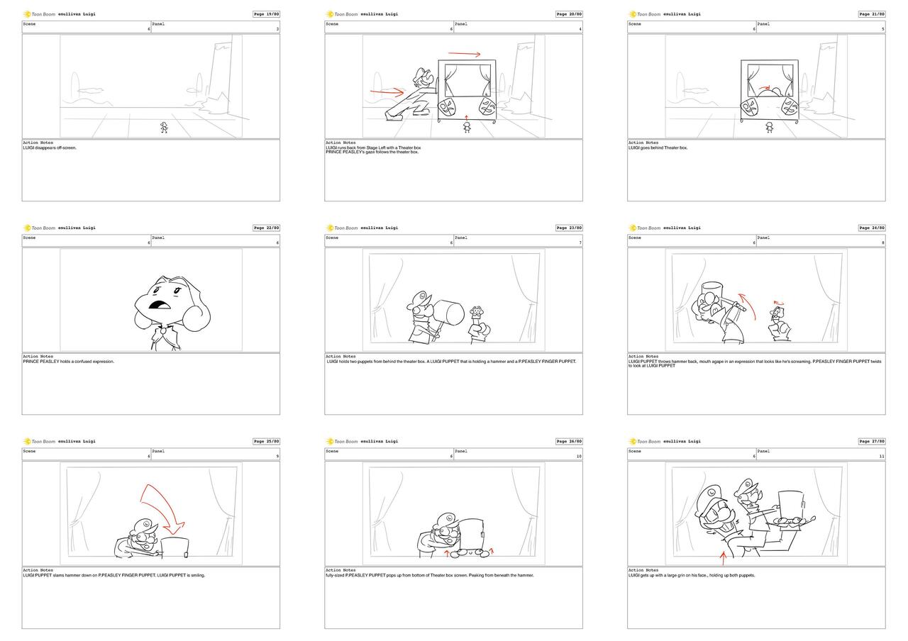 Video Game StoryBoard Page 3