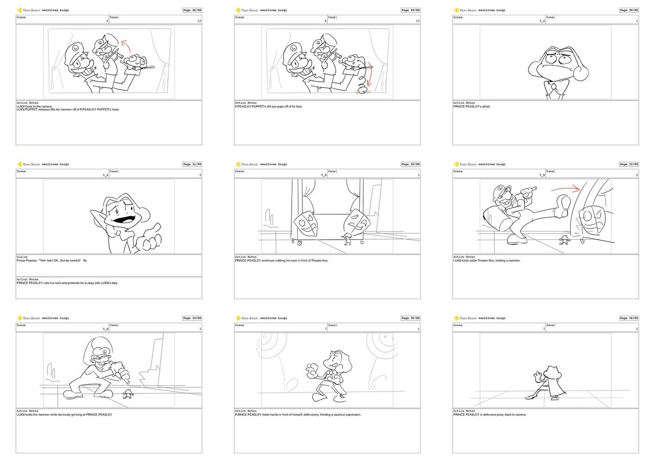 Video Game StoryBoard Page 4