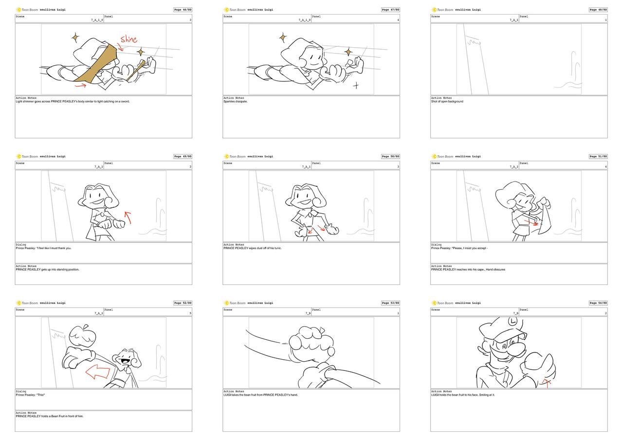 Video Game StoryBoard Page 6