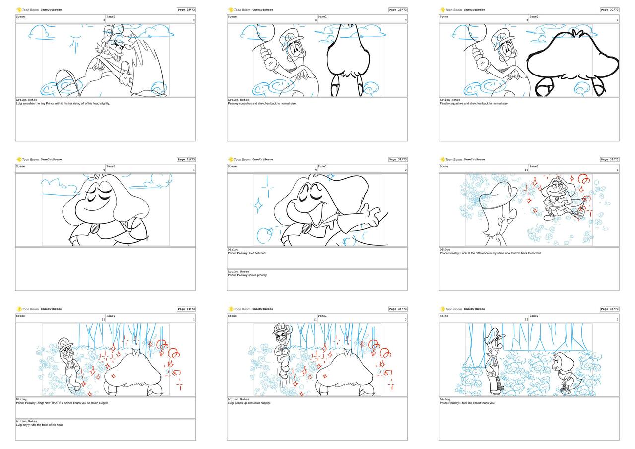 Video Game StoryBoard Page 4