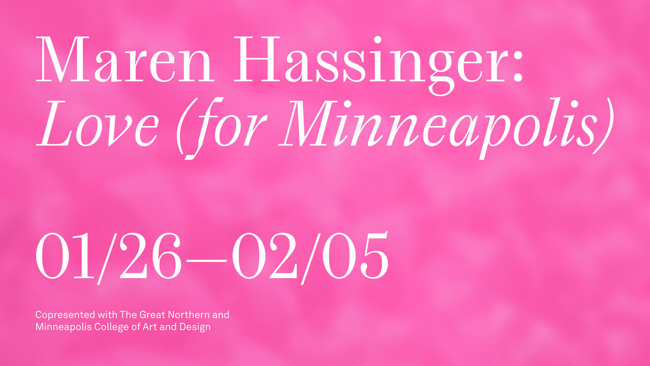 Maren Hassinger: Love (For Minneapolis); 01/26-02/05