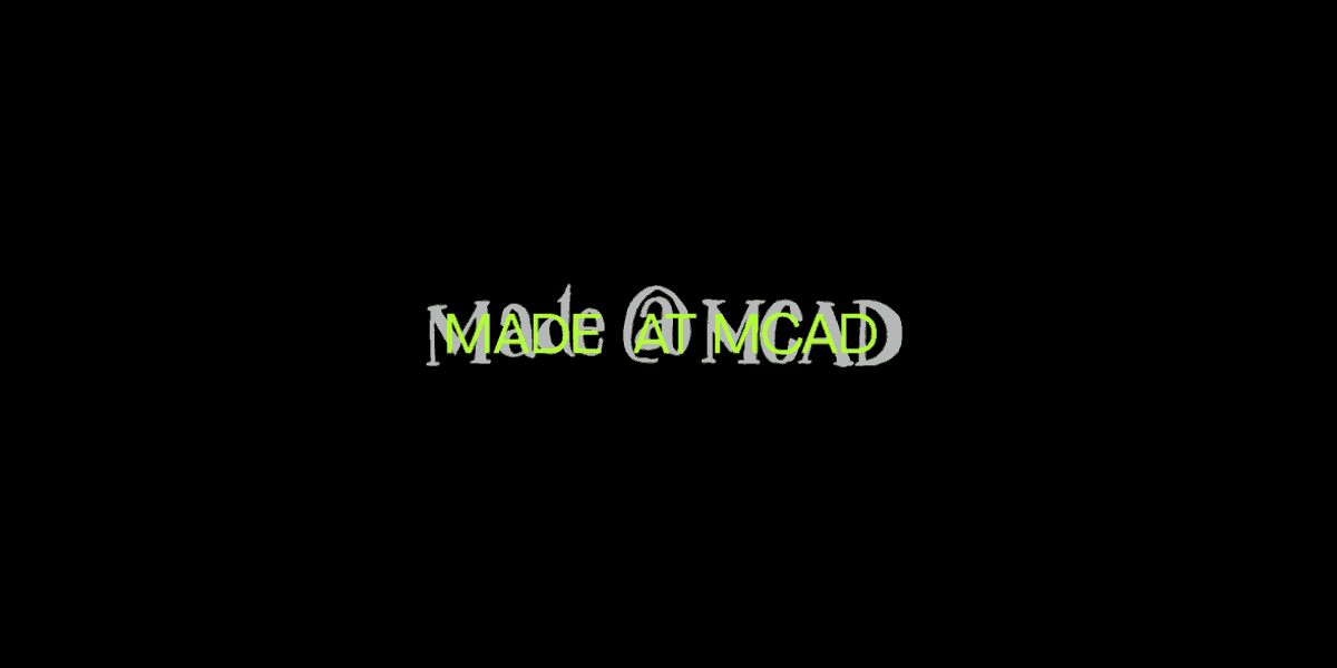 Made at MCAD 2023 webheader