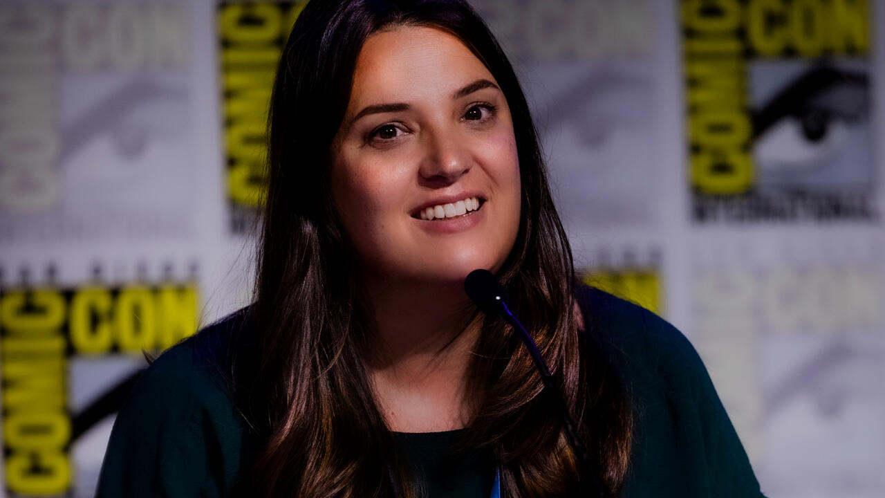 Jen Hancock smiling at Comic con