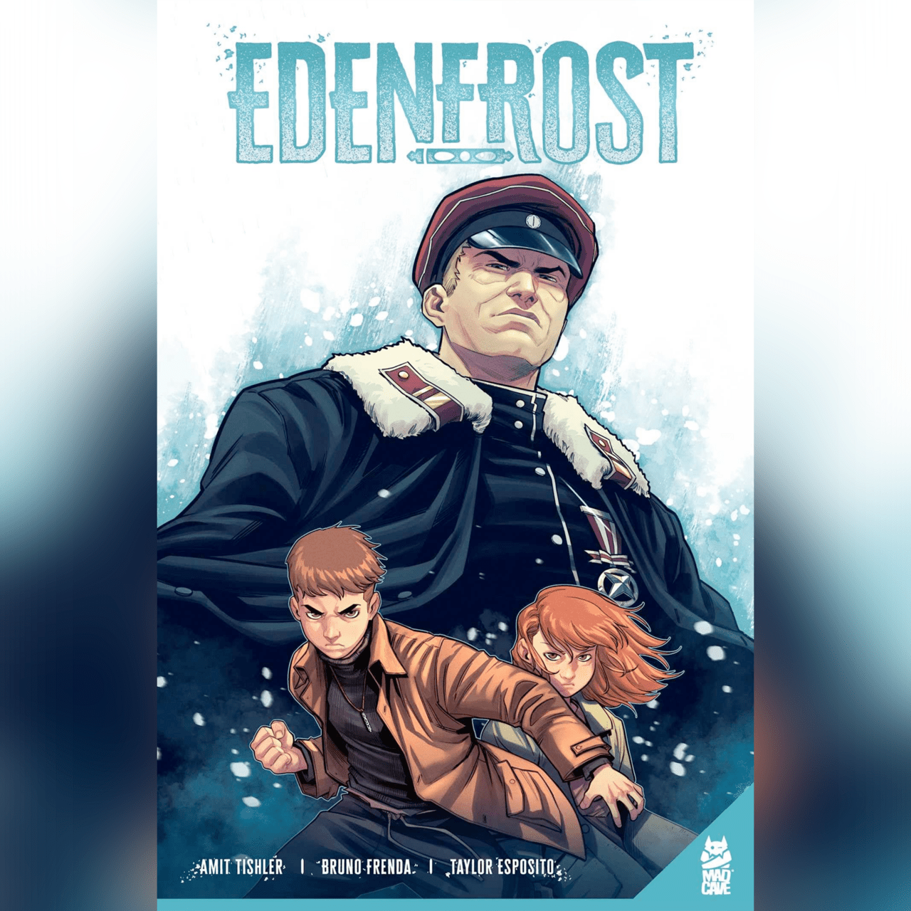 The front cover to the first issue of the comic book Edenfrost.