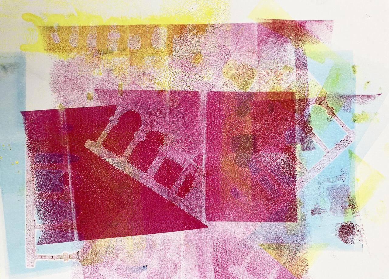 Color and Mixed Media Monotype