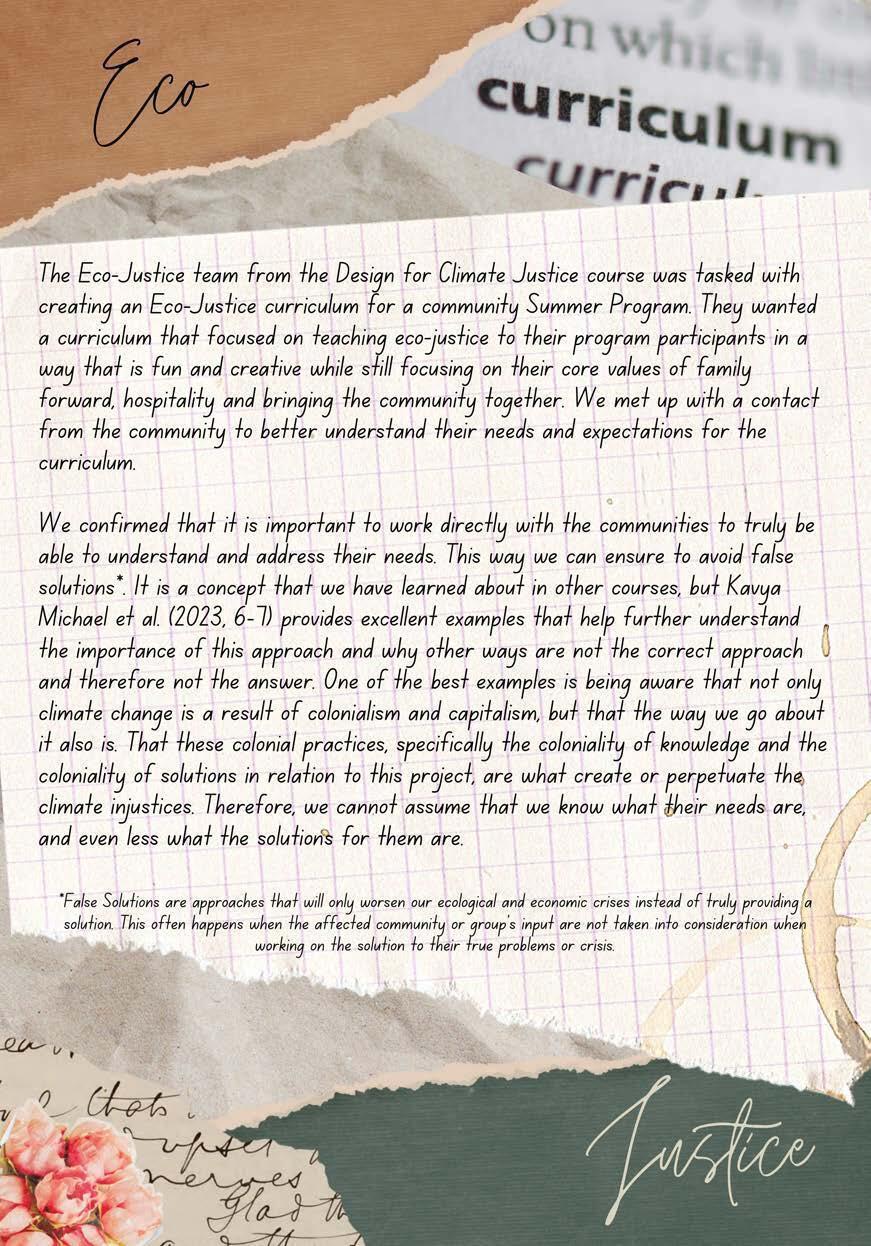 A Climate Justice Zine - Hilmarie Figueroa MASD