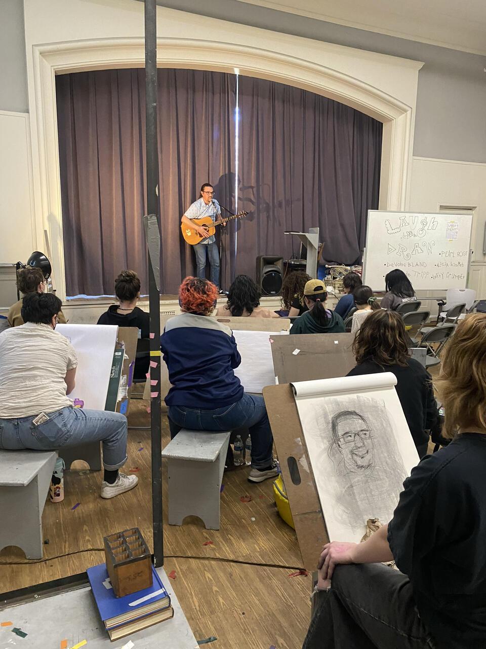 Laugh and Draw Event