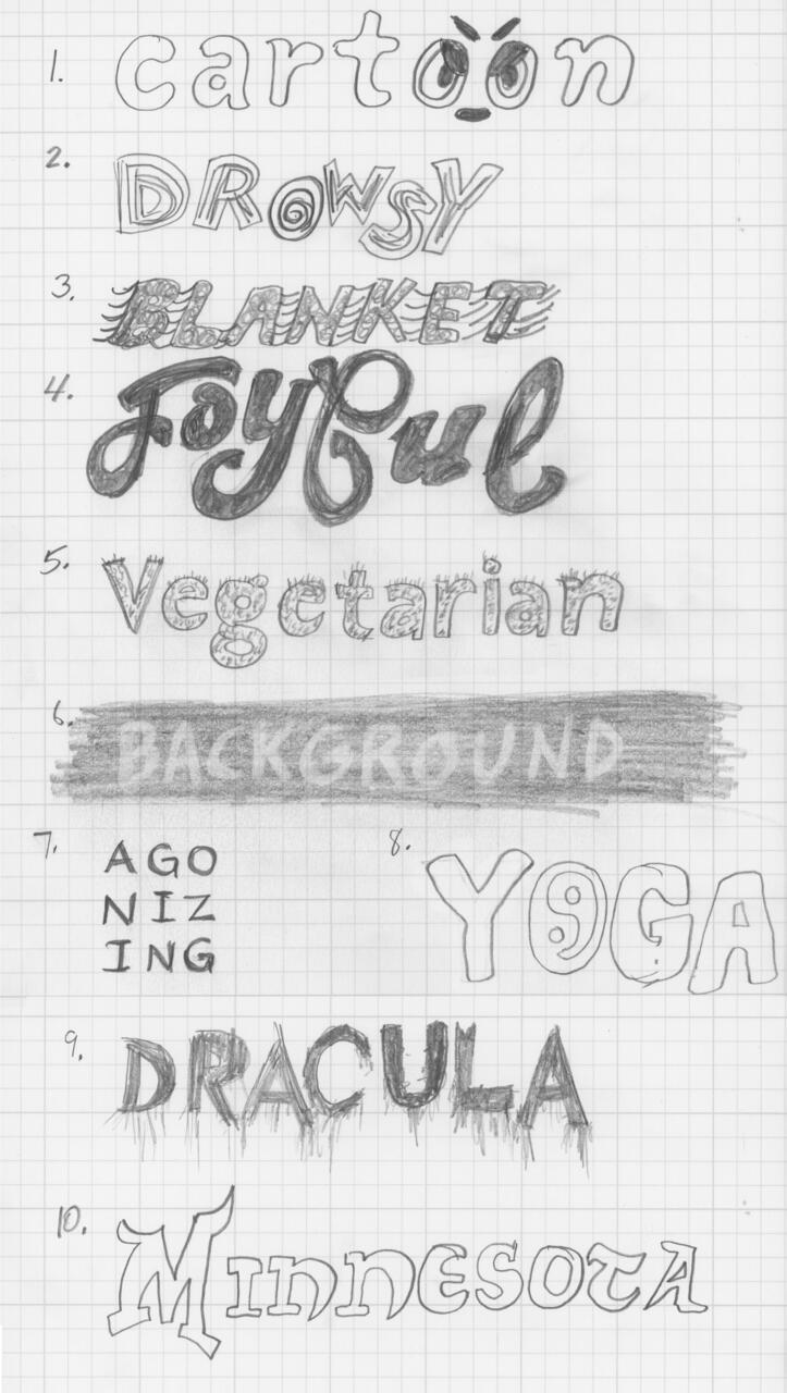 Amy Jo Flattum, "Expressive Type"