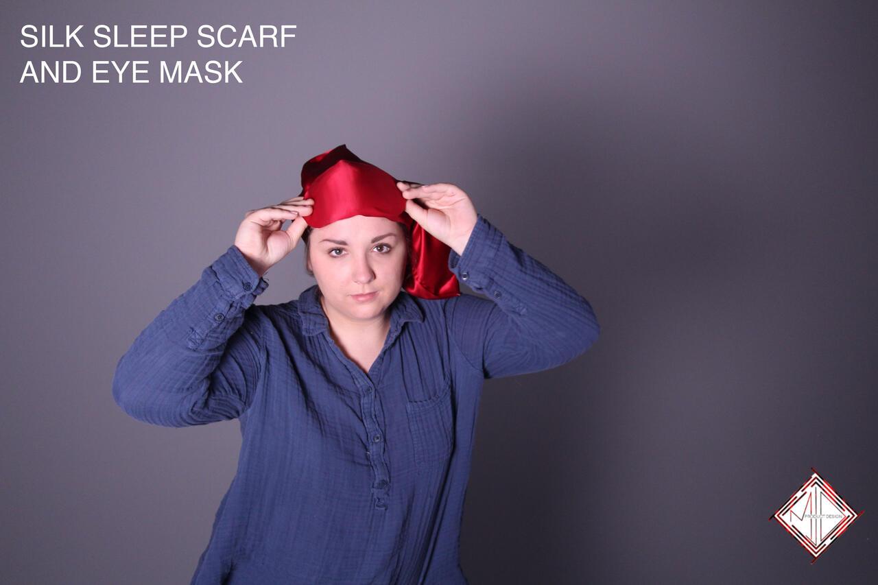 Madilyn Duffy, "Silk Sleep Wrap" Detail 1