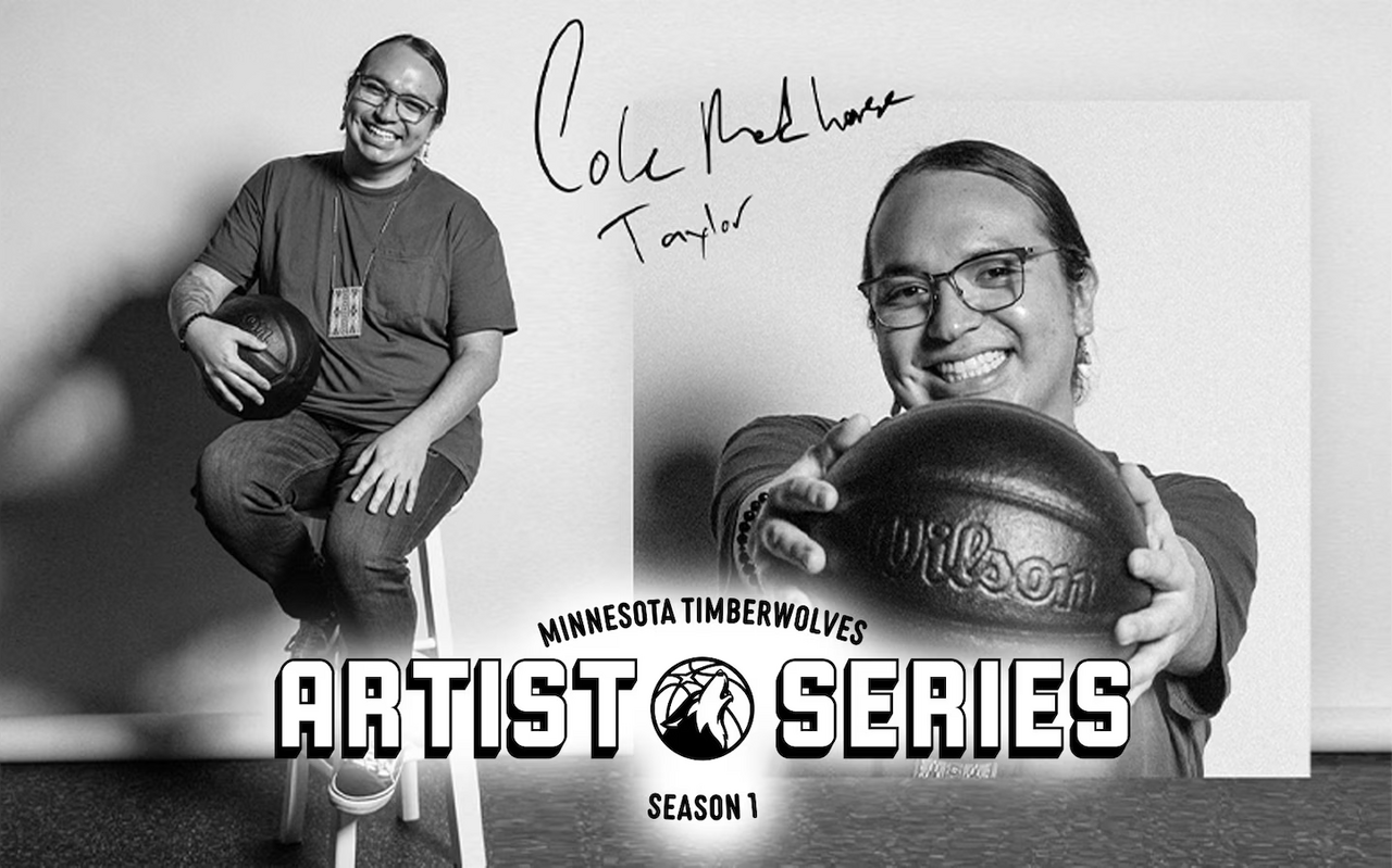 Cole Redhorse Taylor, Timberwolves Artist Series