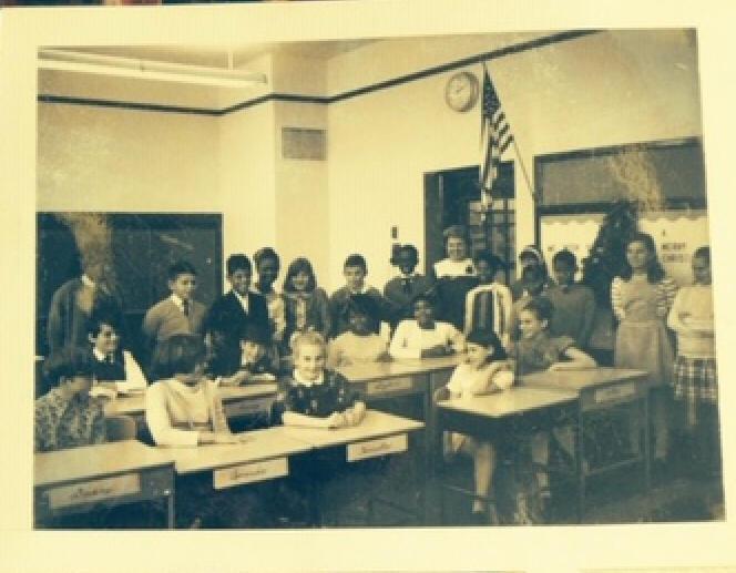 photo from Hetty Startup's sixth-grade class in 1968