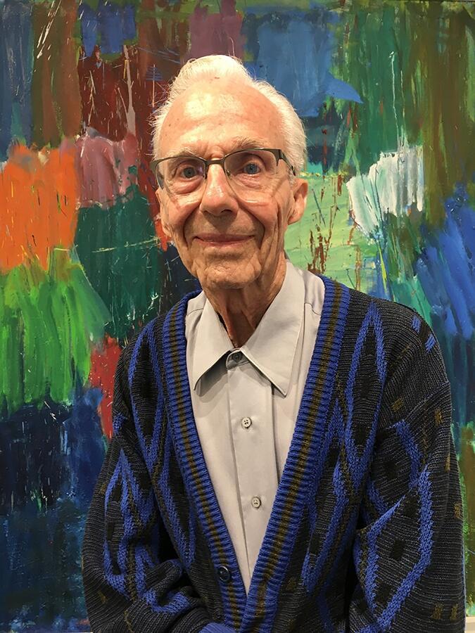 bert Barber 2016 in New York for his exhibition 1964 at Kerry Schuss Gallery