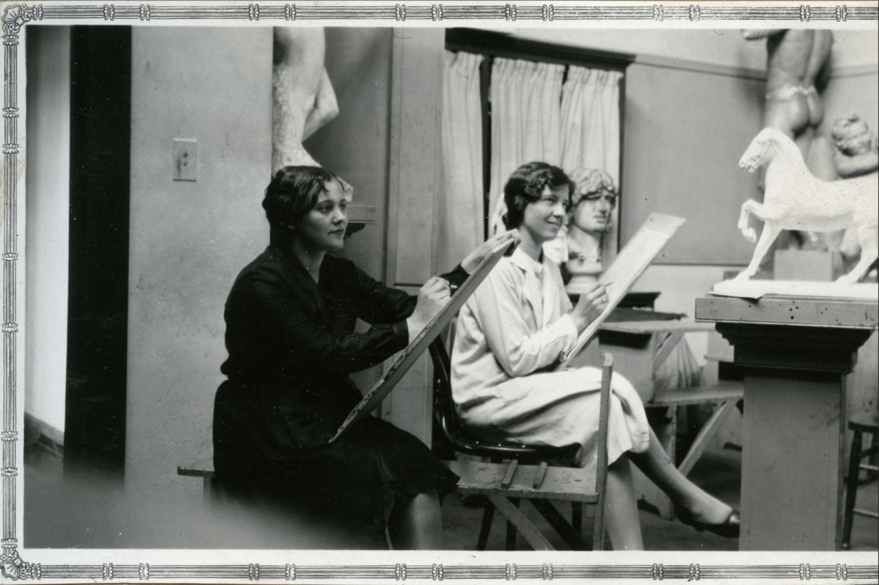 Orabel Thortvedt at the Minneapolis School or Art (Now Minneapolis College of Art and Design)