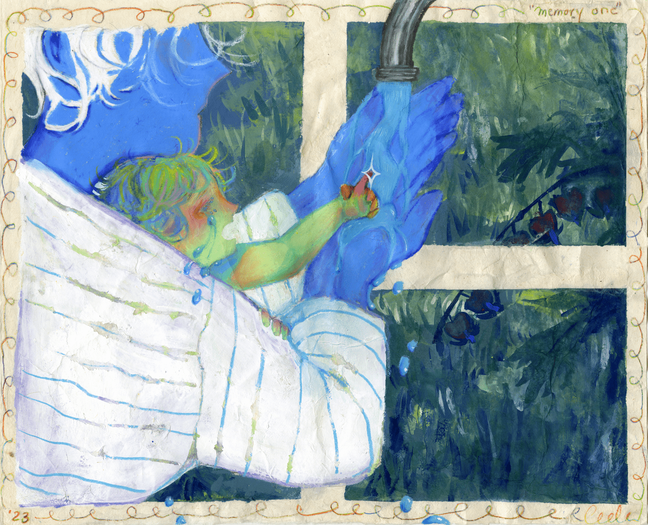Claire Saloff-Coste, "memory one"
