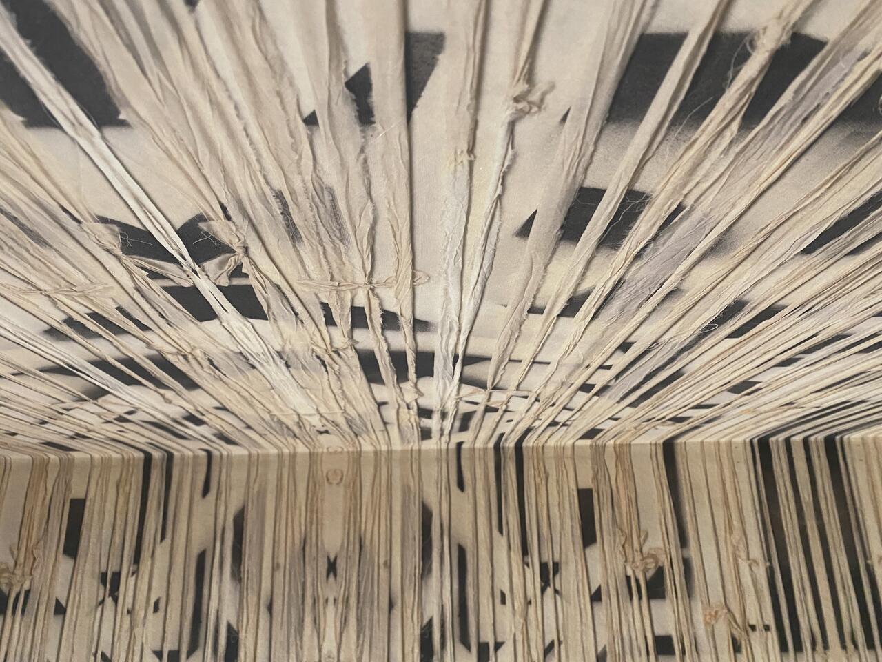 Detail of Jeralyn Victoria's ’06 'Silk Text Nest'.