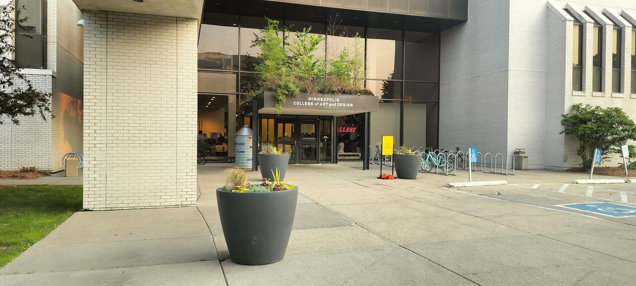 Exterior Shot of the Minneapolis College of Art and Design Main Gallery.