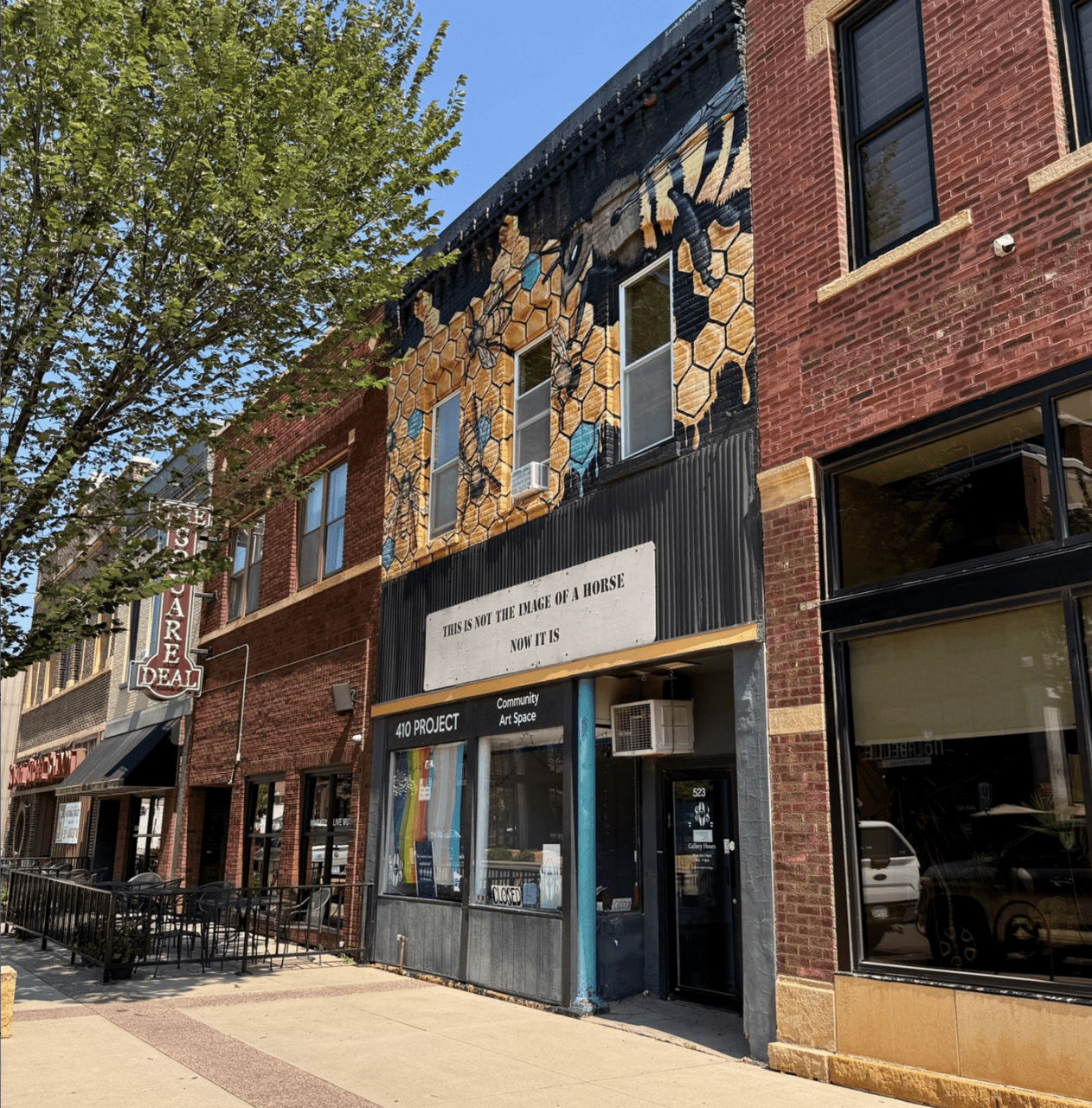 A photo of the exterior of the 410 Project in Mankato, Minnesota.