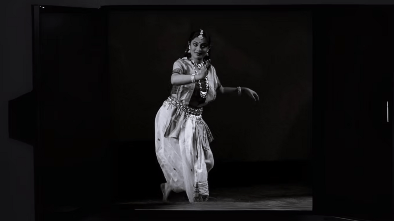 A still from Rituparna Rana's video work, Rooted in Motion.