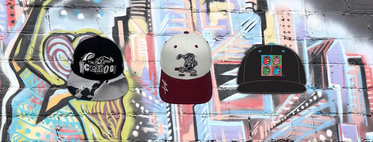 Rockford IceHogs’ 2025–26 Local Artists Hat Series