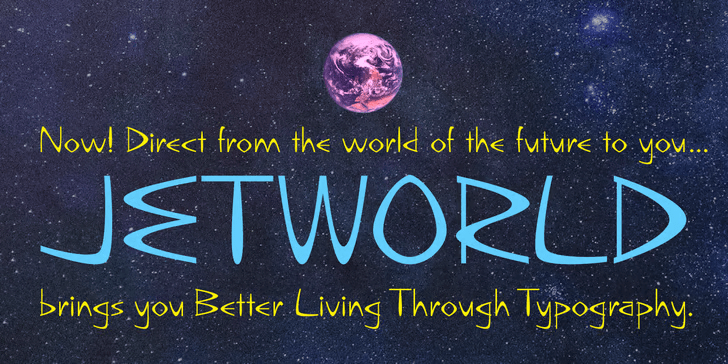 "Jetworld" font