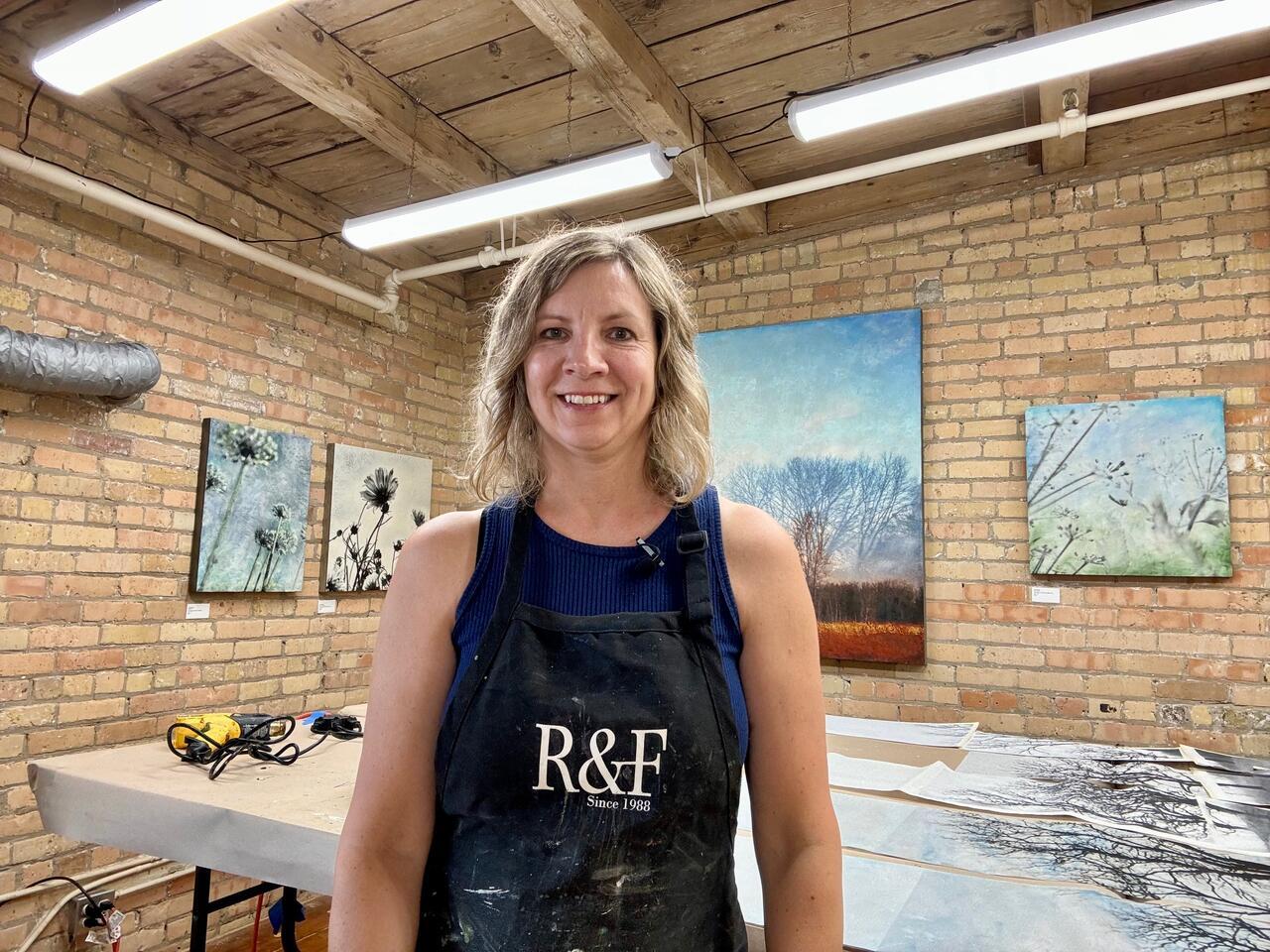 Jodi Reeb in her Studio.