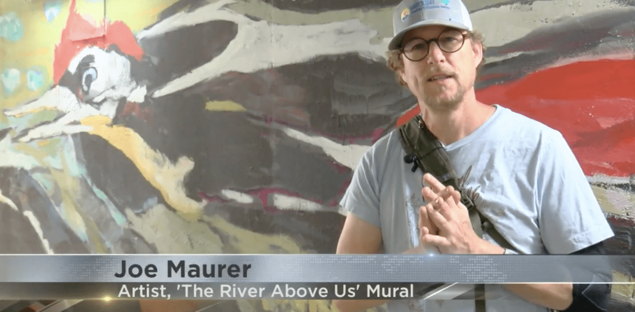 Joseph Maurer, "The River Above Us" mural