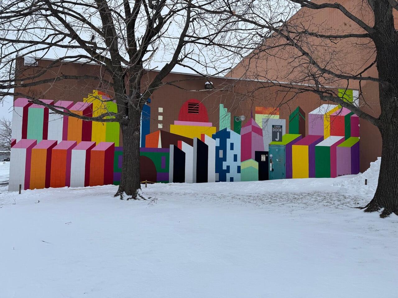 Mubarak Nasser Al-Thani, mural