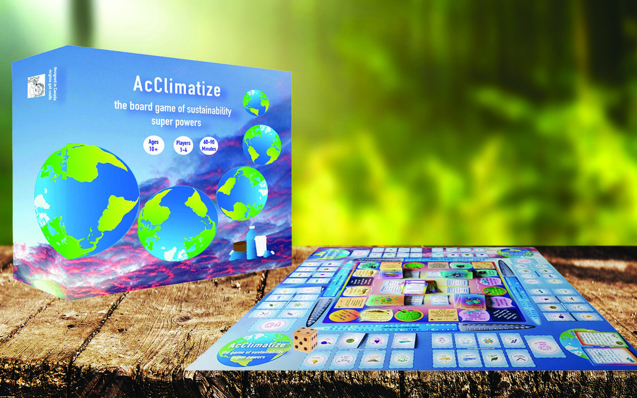 "AcClimatize" board game, Virginia Gail Smith