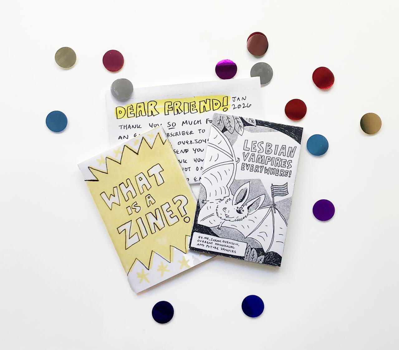 Sarah Evenson, "GAY MAIL FRIEND"