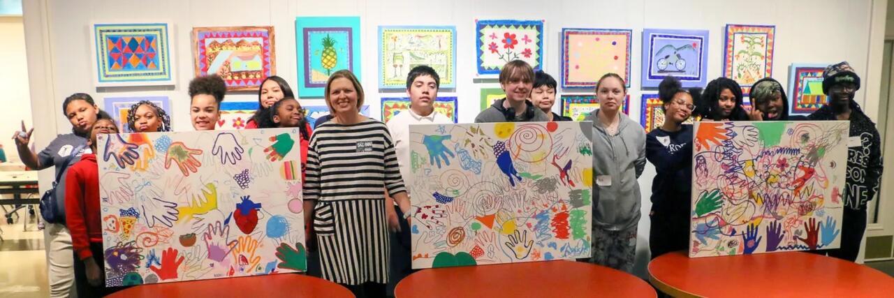 art therapy workshop at MIA