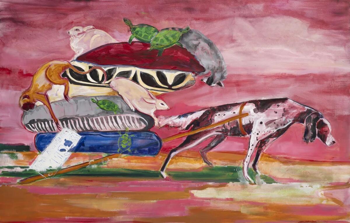 Julie Buffalohead ’95, "Travois"