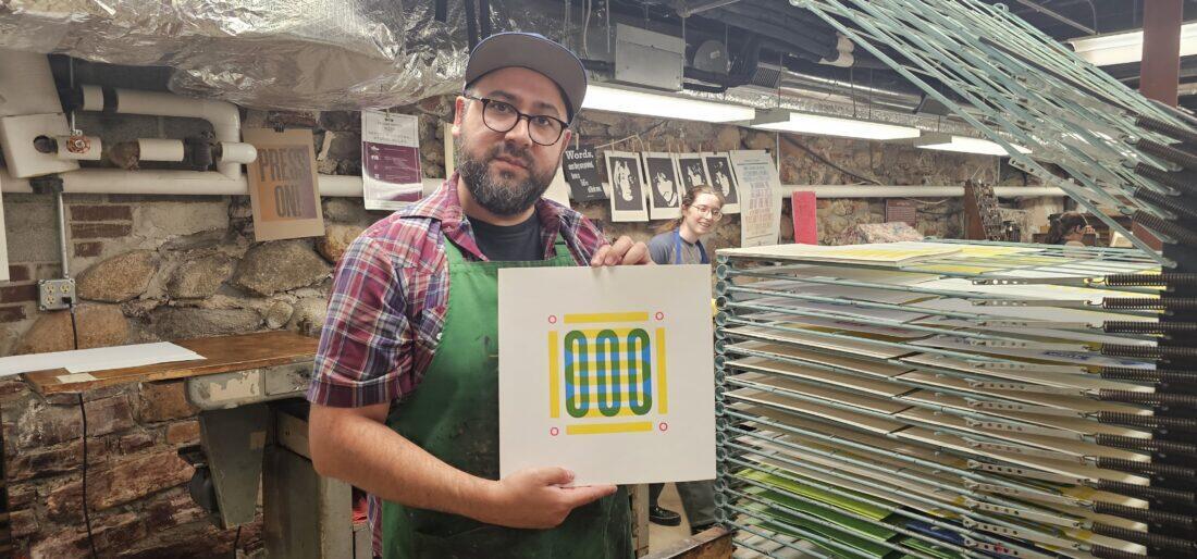 Cristopher Alday at the Cellar Press
