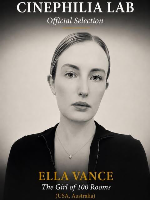 Ella Vance official selection announcement for Cinephilia Lab.