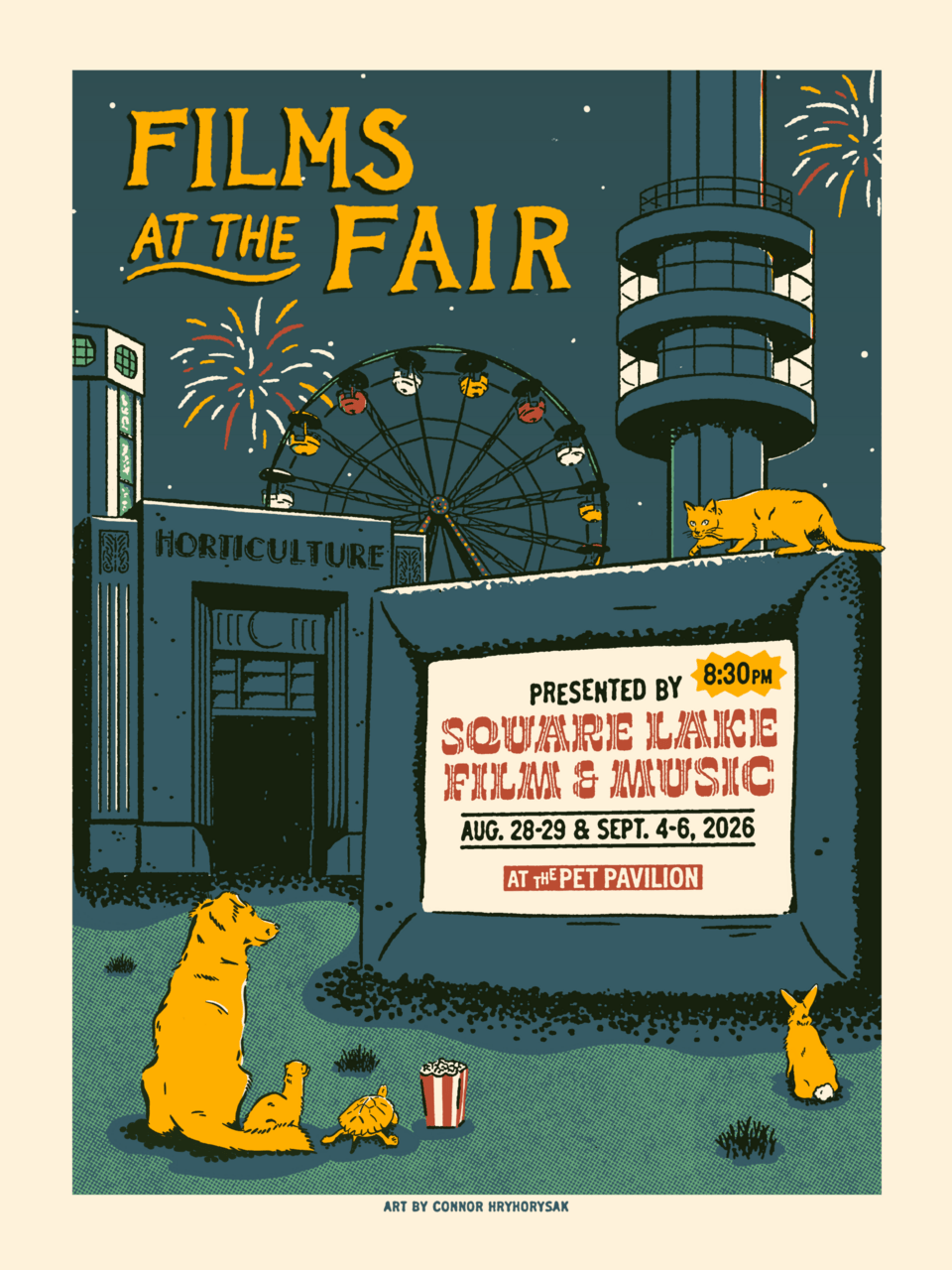 Promotional poster for Films at the Fair.
