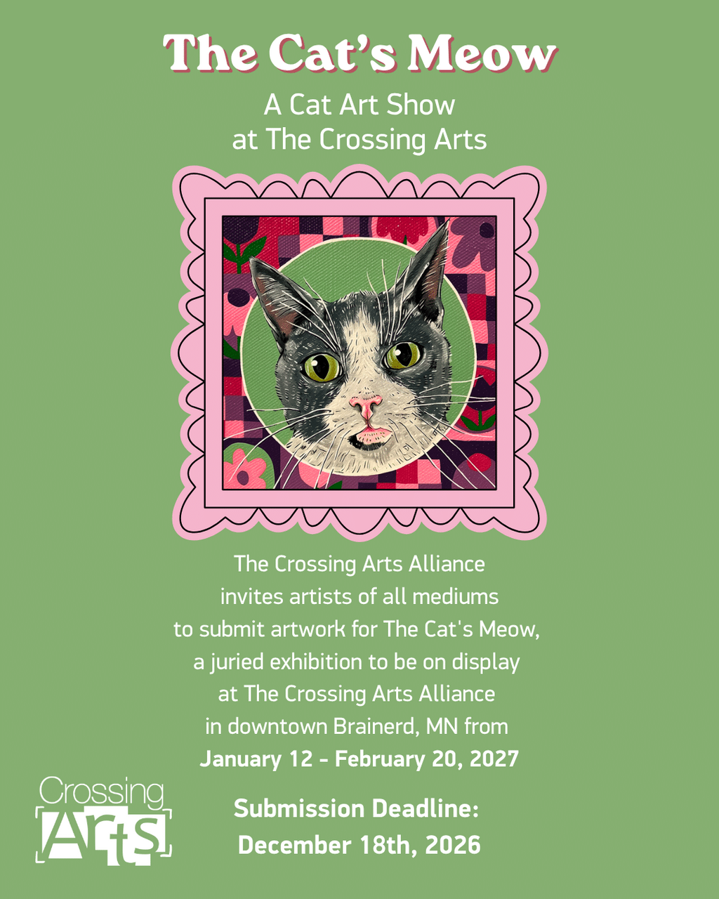 The Cat's Meow Call for Art